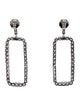 CZ by Kenneth Jay Lane Cubic Zirconia Drop Earrings