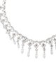 CZ by Kenneth Jay Lane Cubic Zirconia Collar Necklace