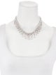 CZ by Kenneth Jay Lane Cubic Zirconia Collar Necklace
