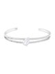 CZ by Kenneth Jay Lane Cubic Zirconia Cuff Bracelet