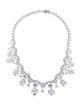 CZ by Kenneth Jay Lane Cubic Zirconia Collar Necklace