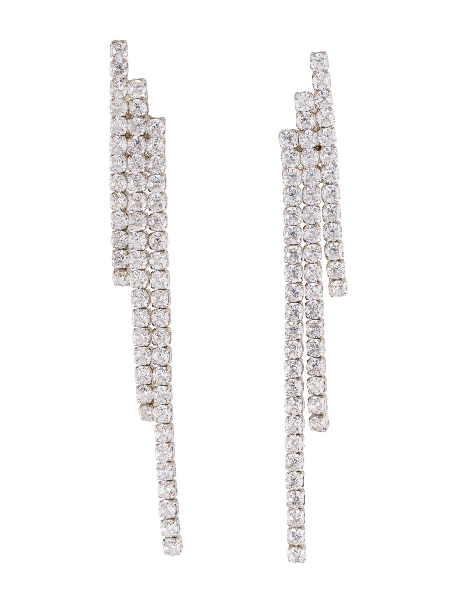 CZ by Kenneth Jay Lane Fringe Drop Earrings
