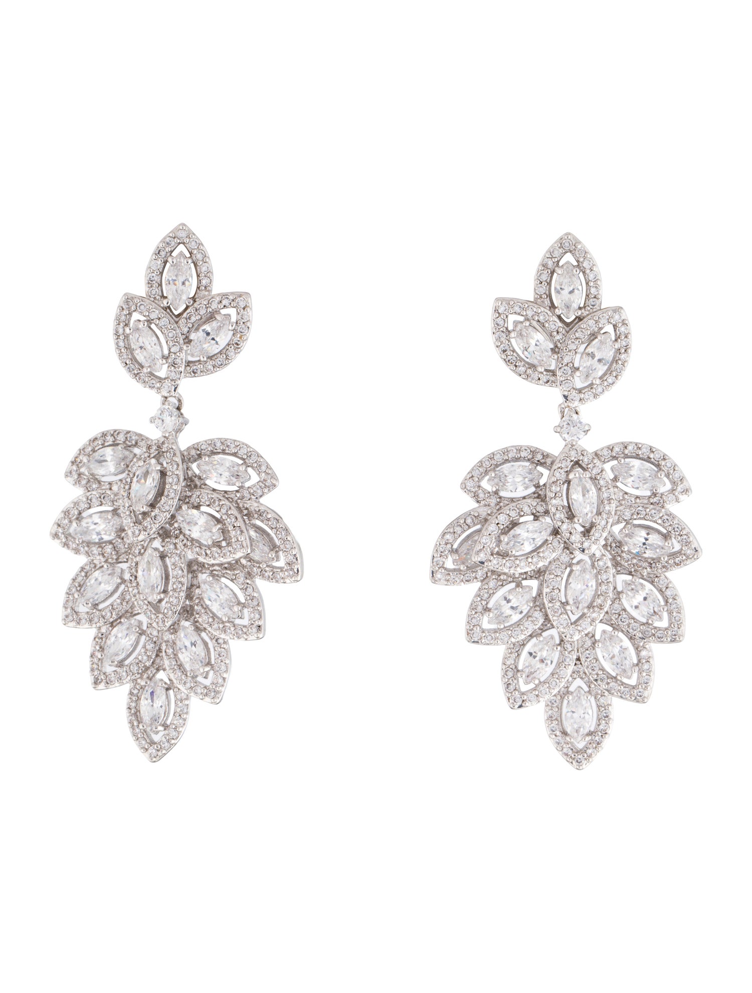 CZ by Kenneth Jay Lane Cubic Zirconia Drop Earrings