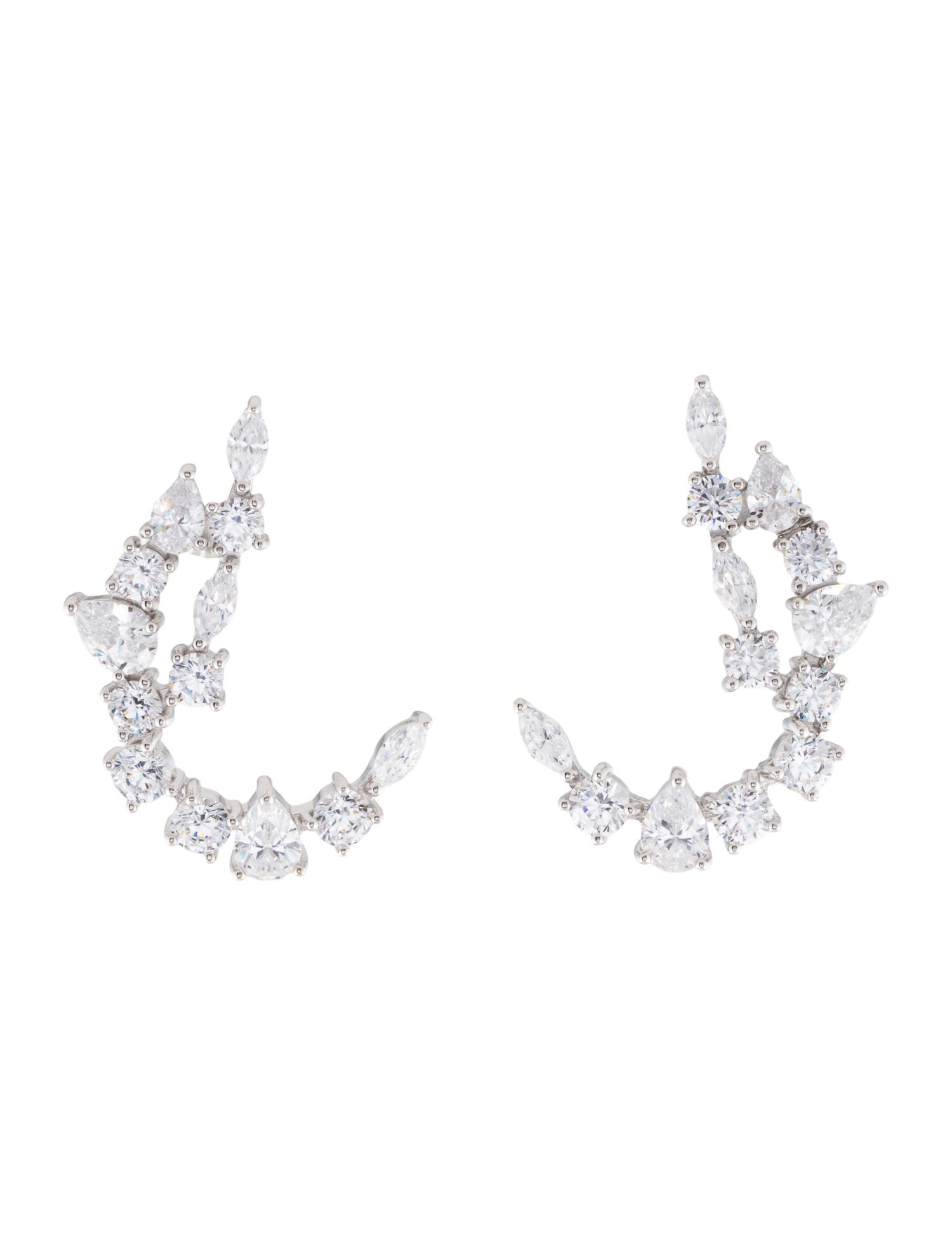 CZ by Kenneth Jay Lane Cubic Zirconia Drop Earrings