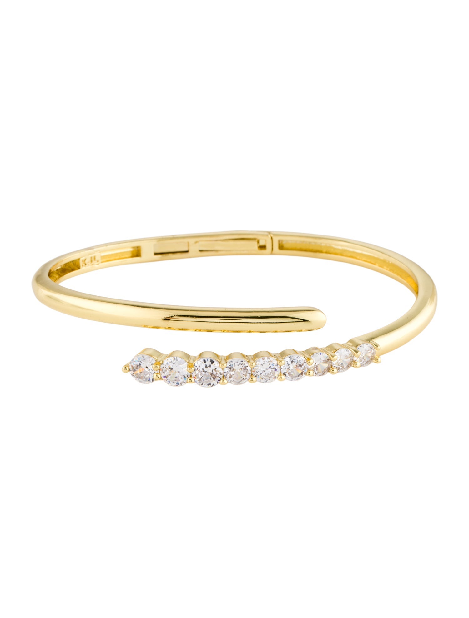 CZ by Kenneth Jay Lane CZ Hinge Bracelet