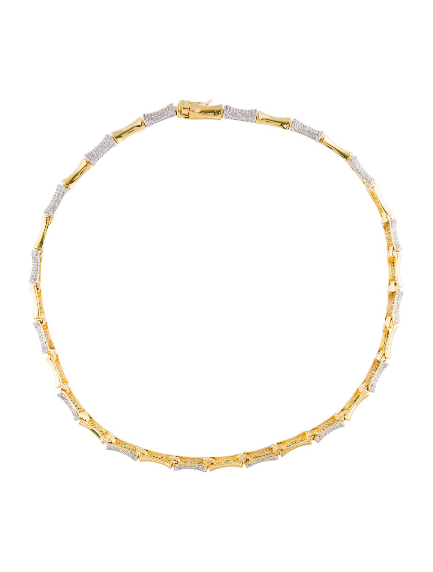 CZ by Kenneth Jay Lane Cubic Zirconia Station Necklace