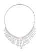 CZ by Kenneth Jay Lane Cubic Zirconia Collar Necklace