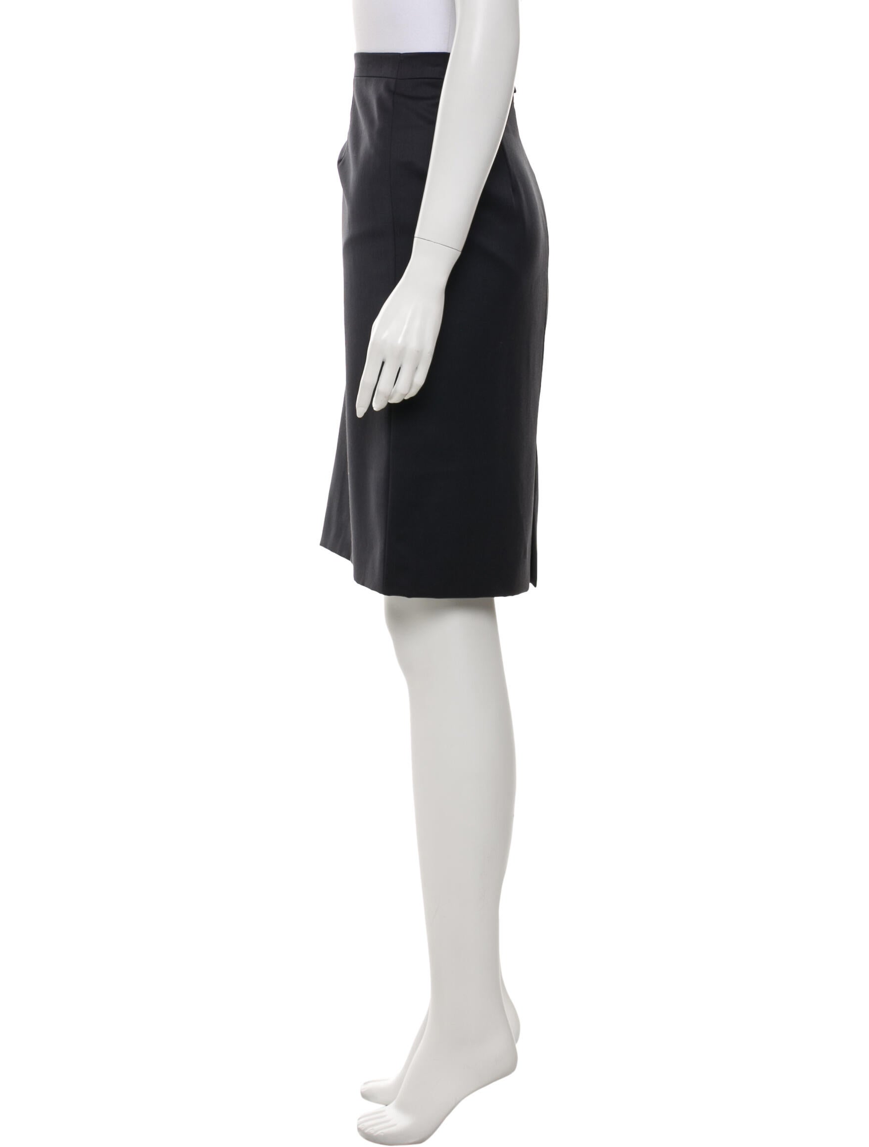 Cinzia Rocca Wool Knee-Length Skirt