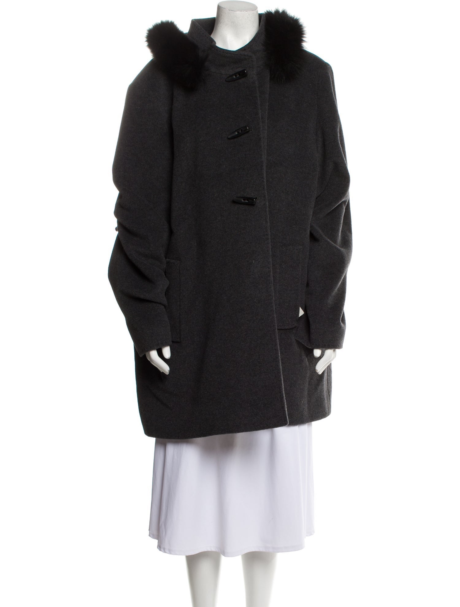 Cinzia Rocca Wool Fur Coat w/ Tags