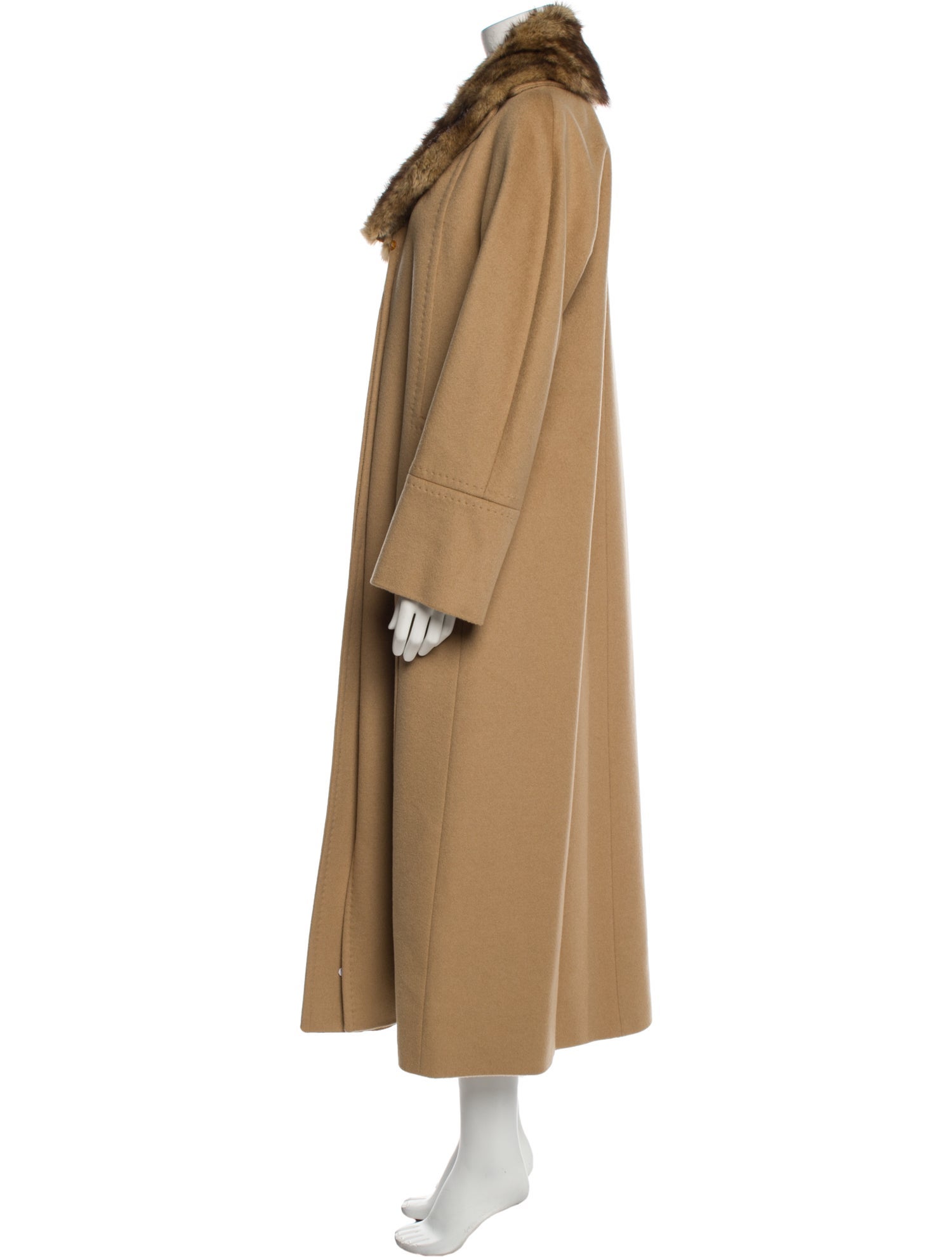 Cinzia Rocca Wool Fur Coat