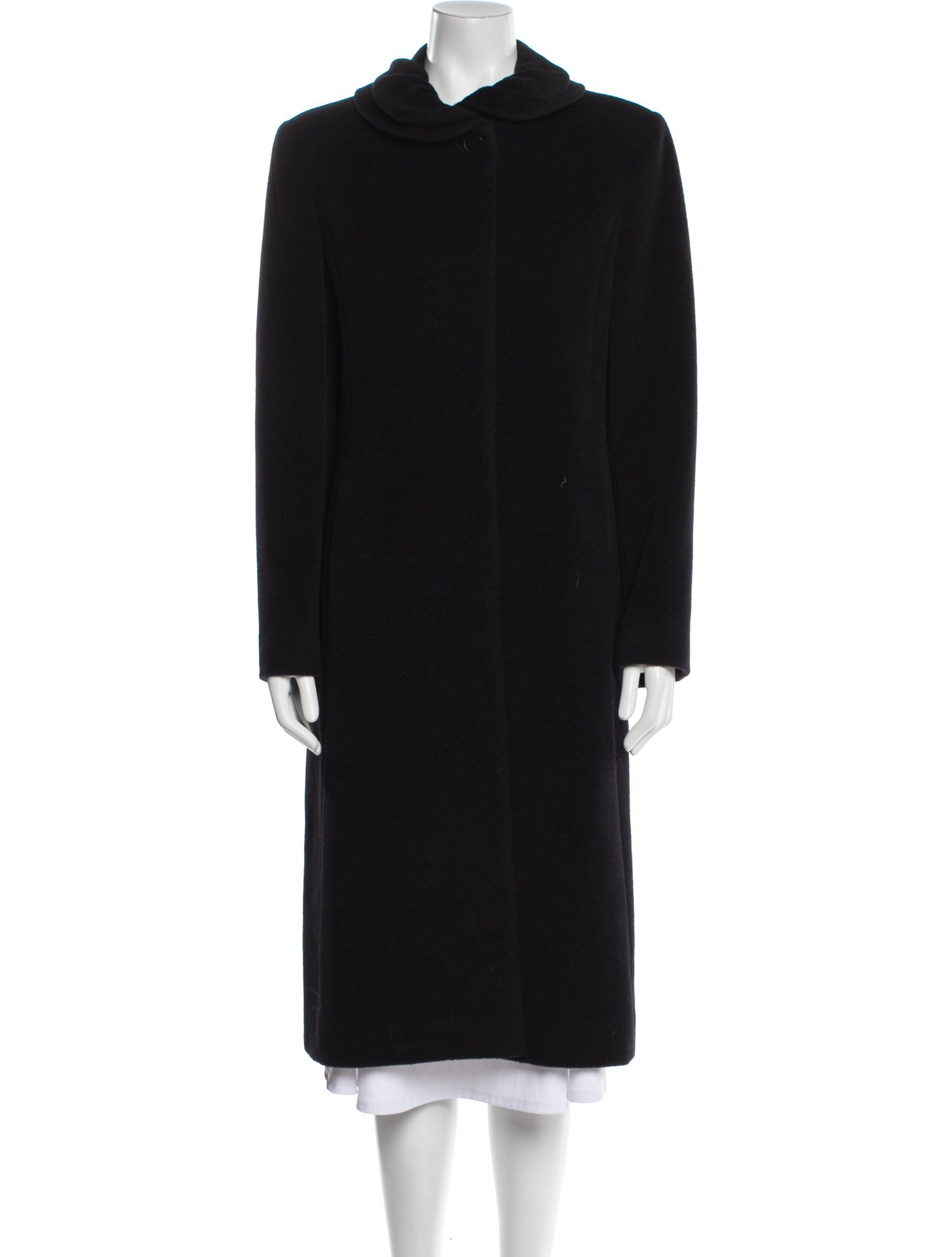 Cinzia Rocca Wool Faux Fur Coat