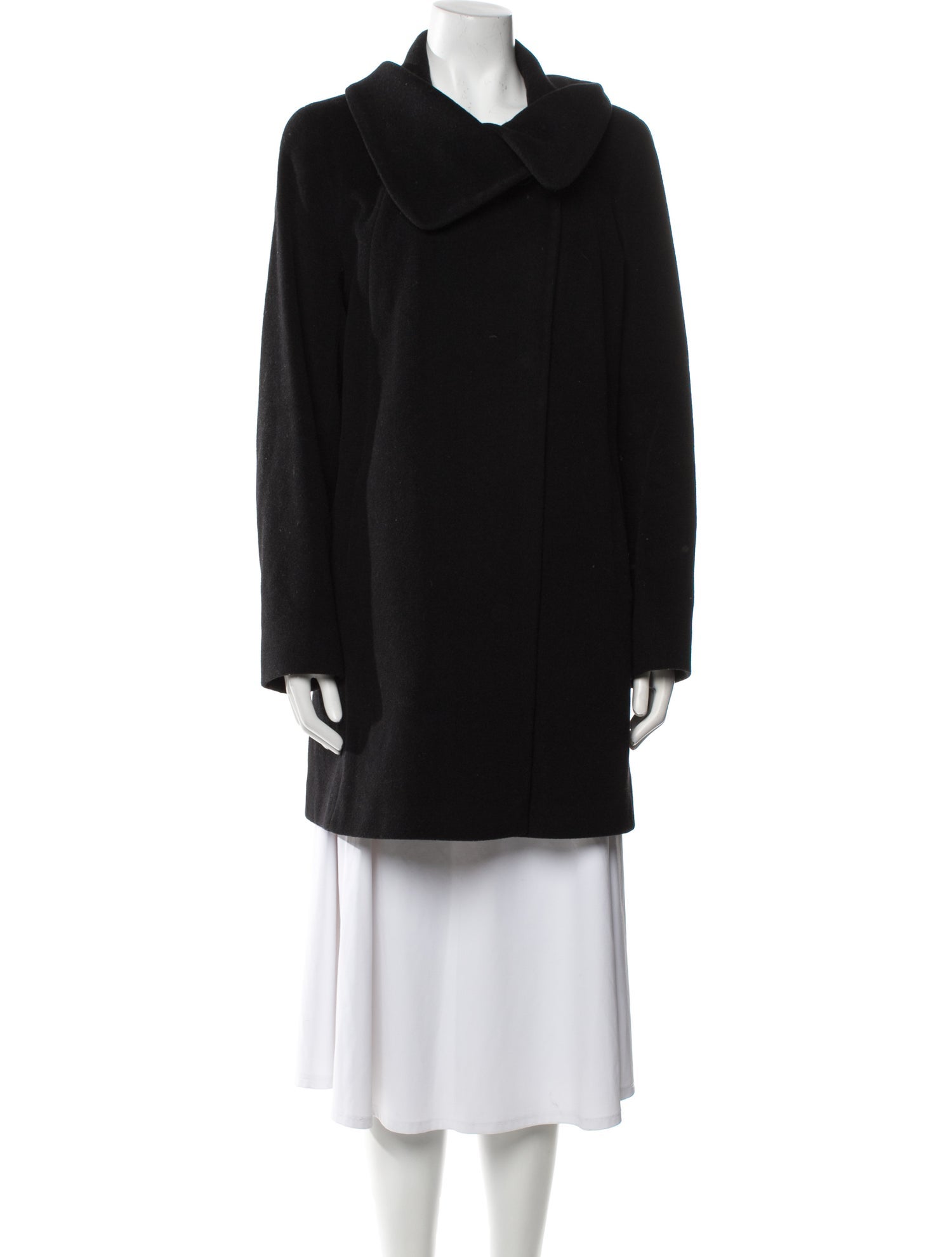 Cinzia Rocca Wool Faux Fur Coat