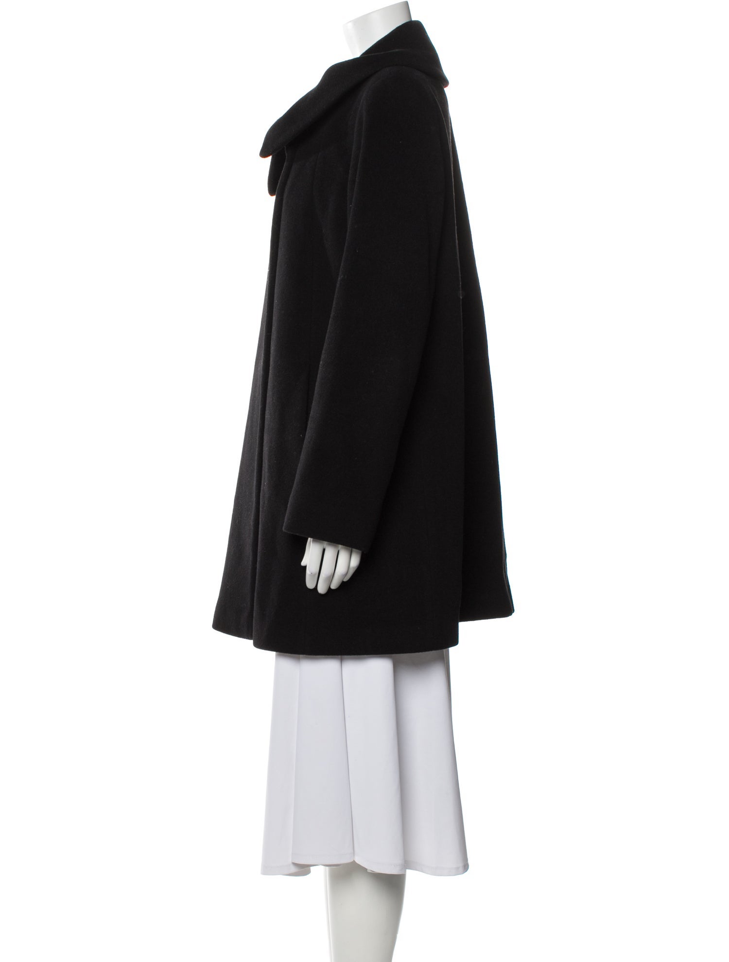 Cinzia Rocca Wool Faux Fur Coat