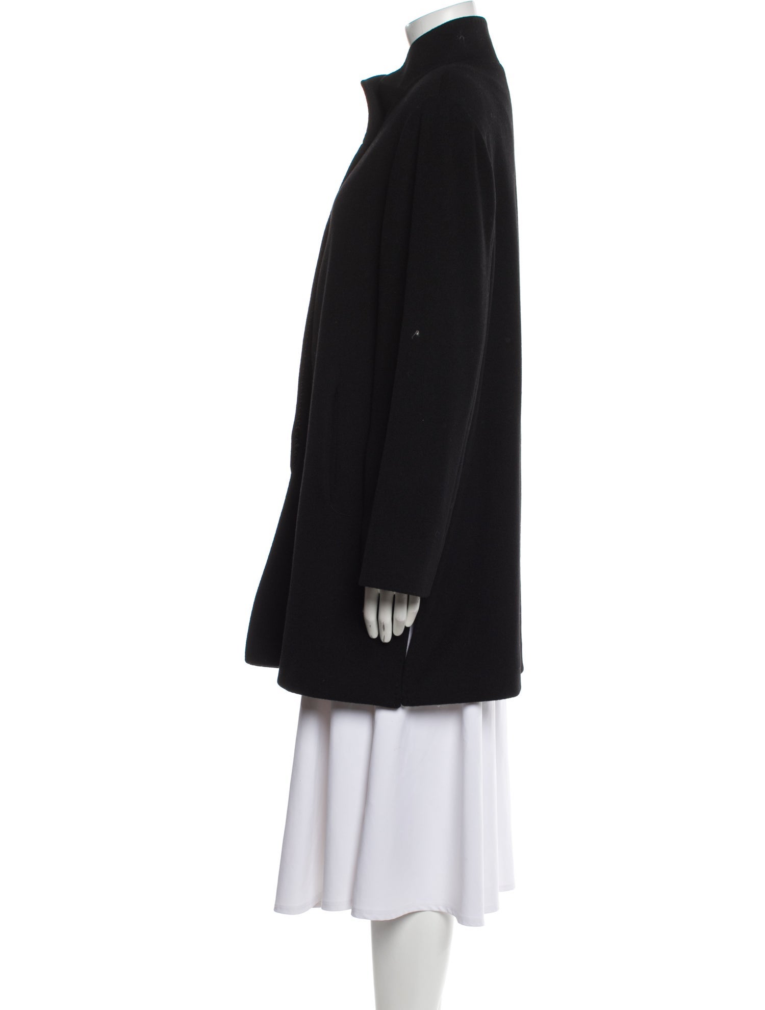 Cinzia Rocca Virgin Wool Faux Fur Coat w/ Tags