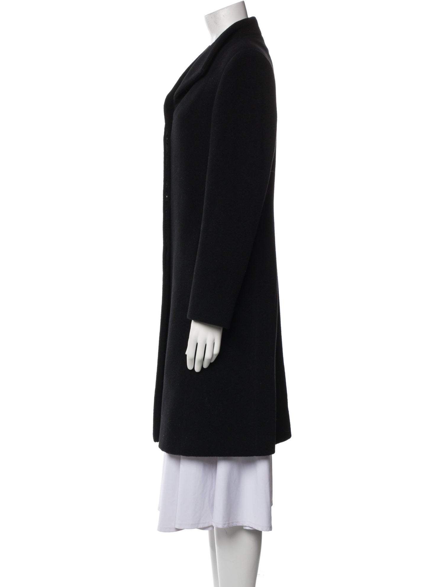 Cinzia Rocca Wool Faux Fur Coat