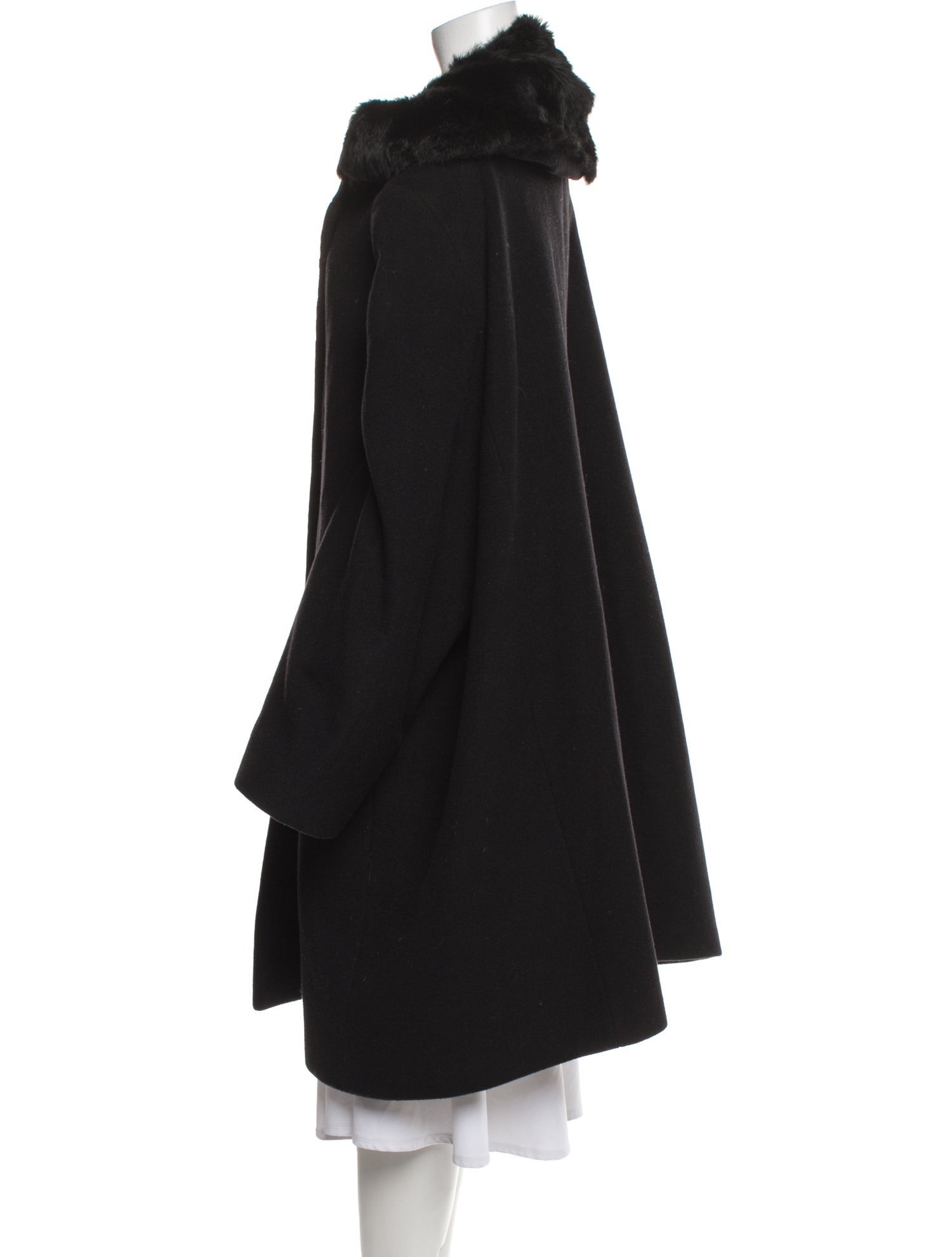 Cinzia Rocca Virgin Wool Fur Coat