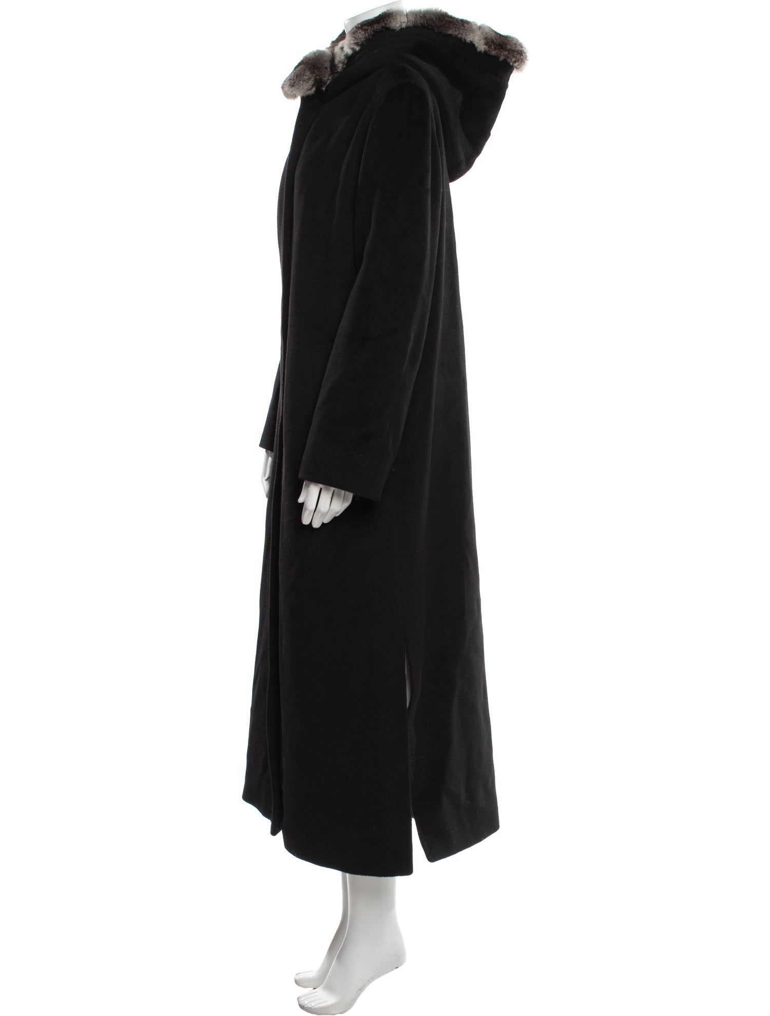 Cinzia Rocca Wool Faux Fur Coat