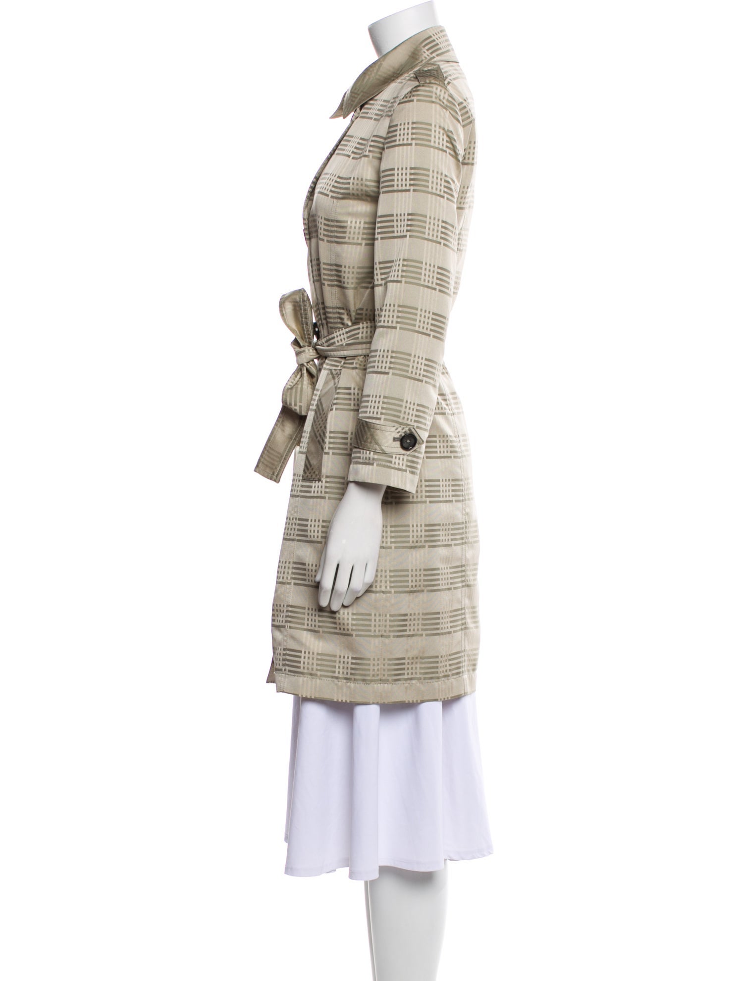 Cinzia Rocca Printed Trench Coat