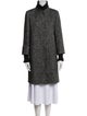 Cinzia Rocca Virgin Wool Tweed Pattern Coat