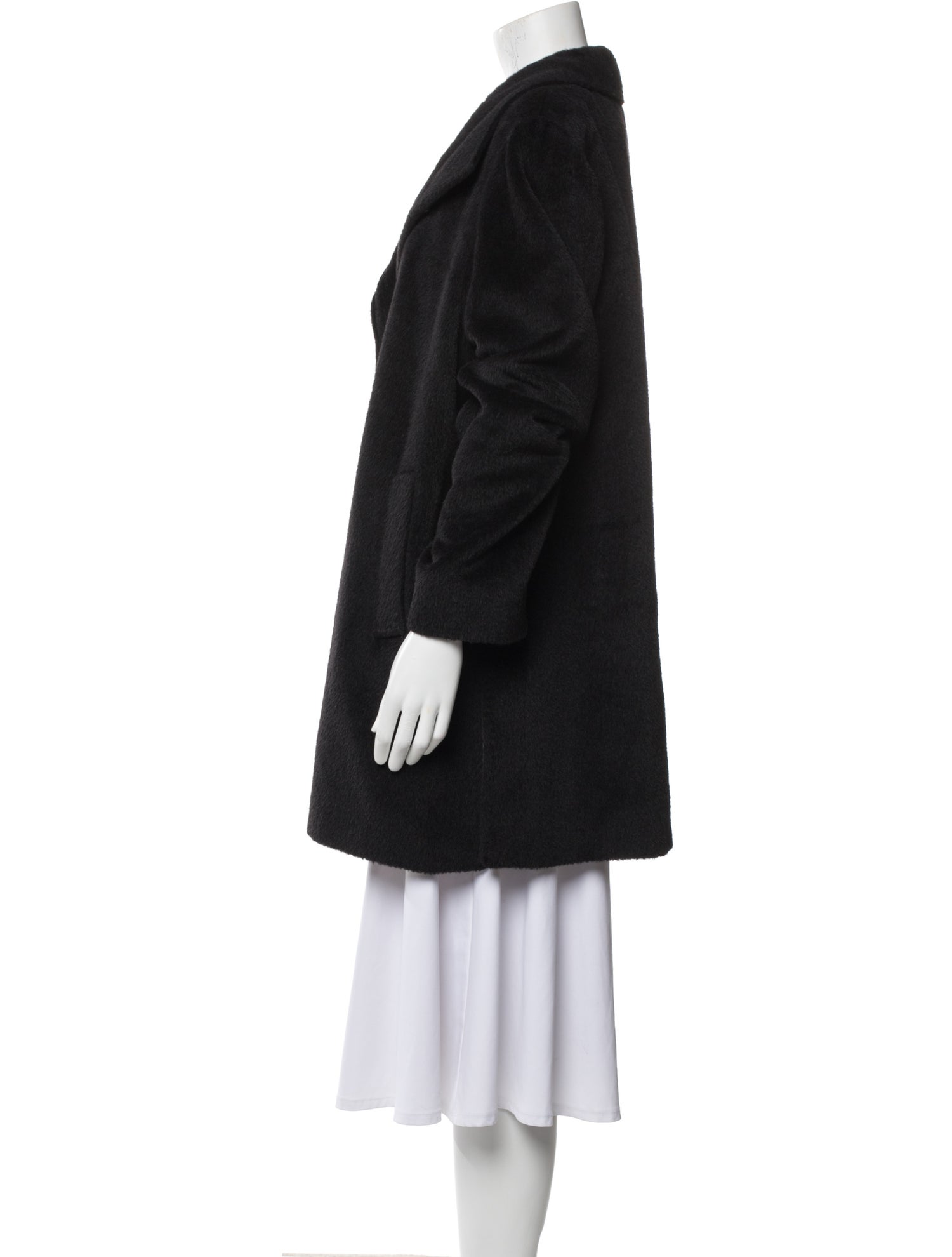 Cinzia Rocca Alpaca Faux Fur Coat