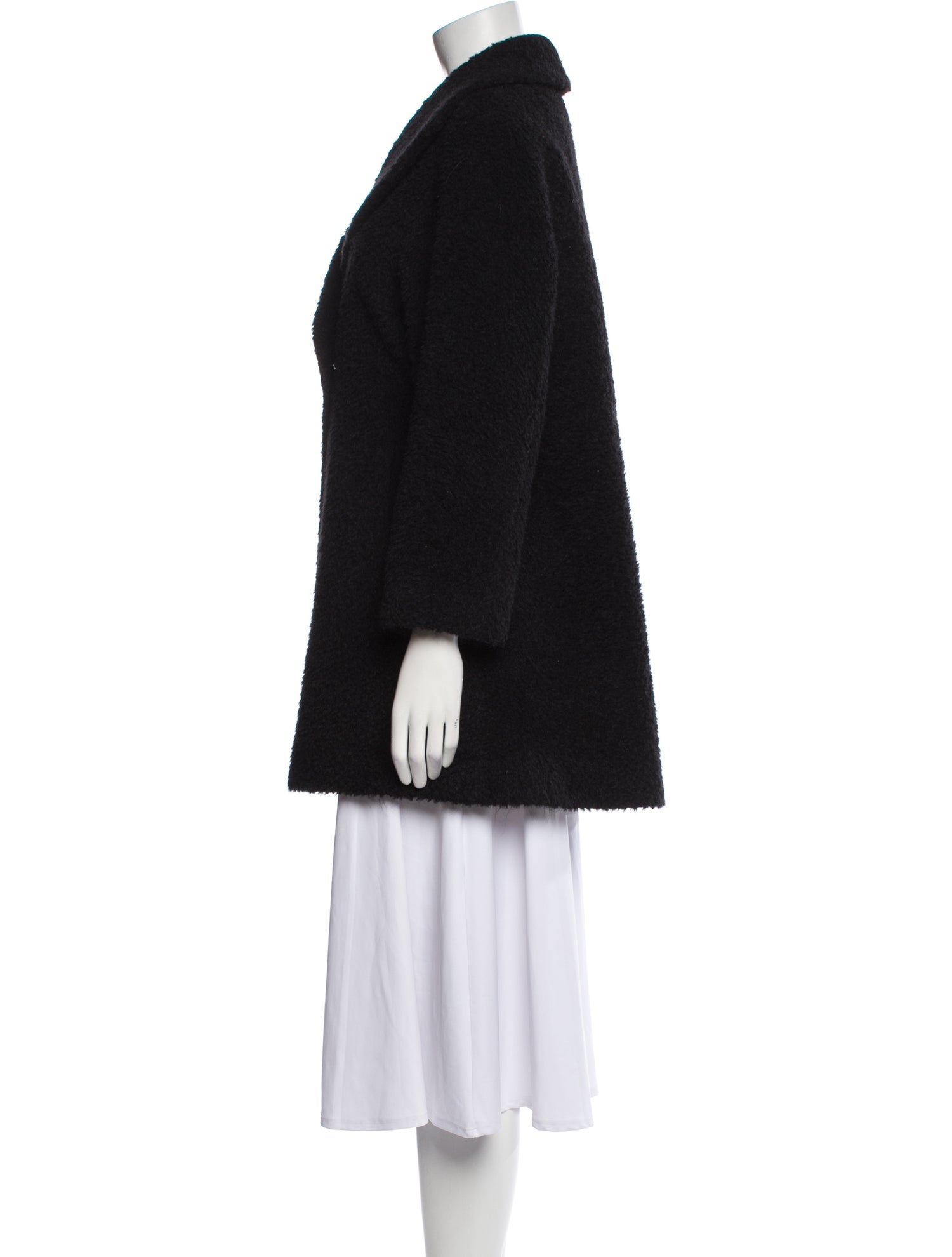 Cinzia Rocca Wool Faux Fur Jacket