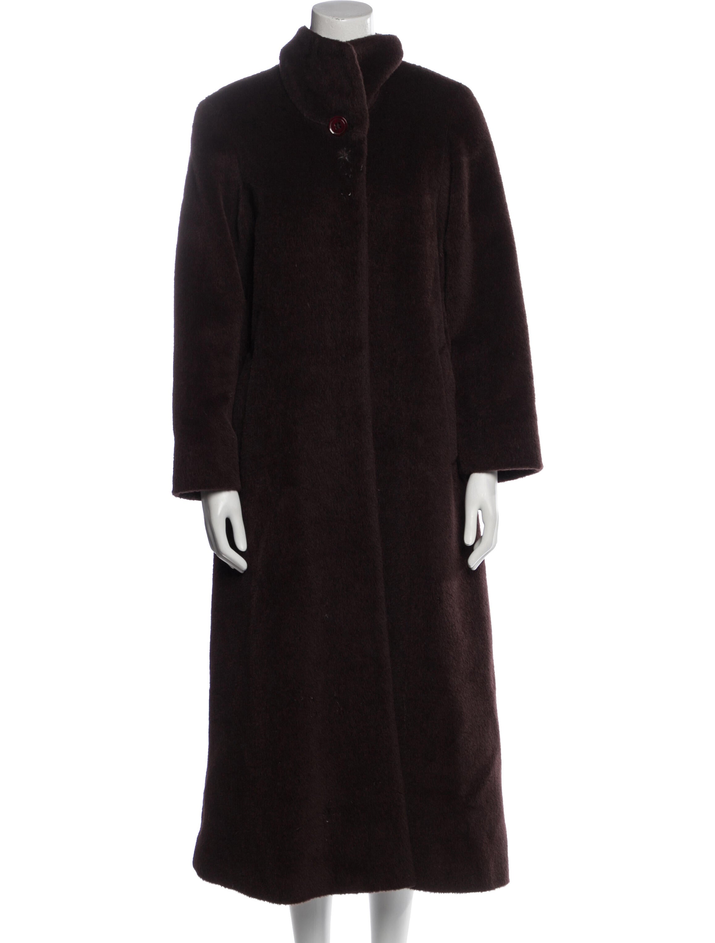 Cinzia Rocca Llama Faux Fur Coat