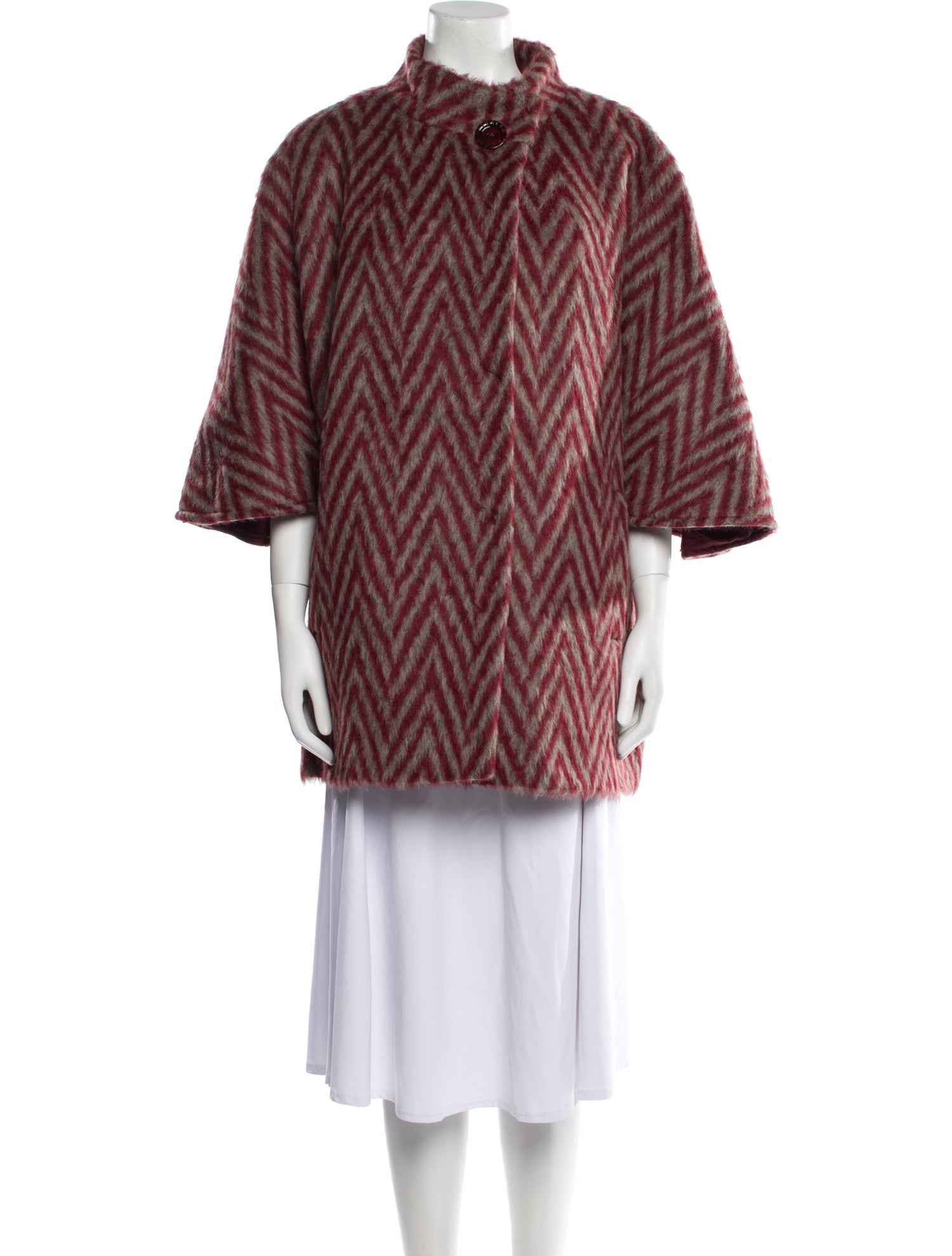 Cinzia Rocca Wool Striped Jacket