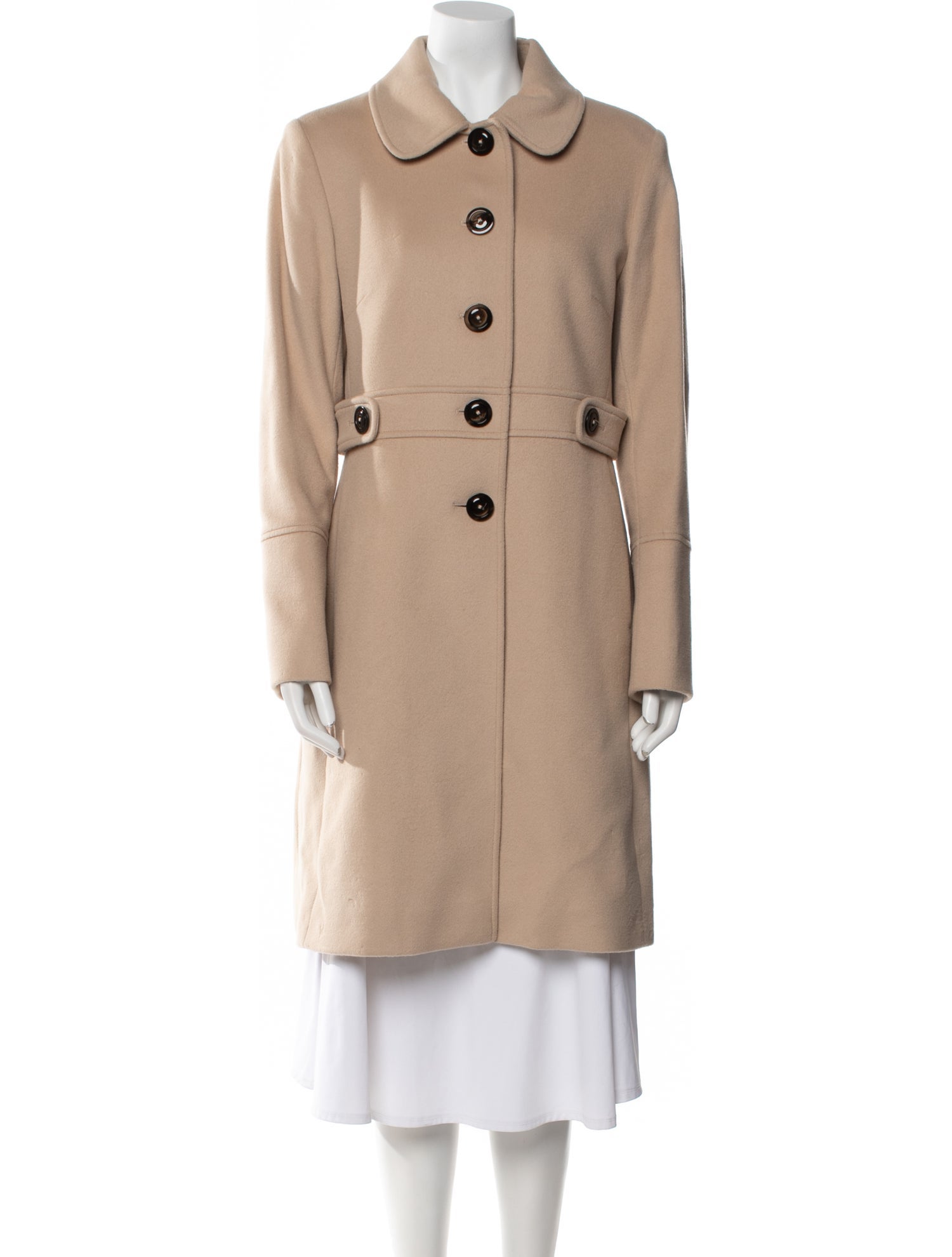 Cinzia Rocca Virgin Wool Trench Coat
