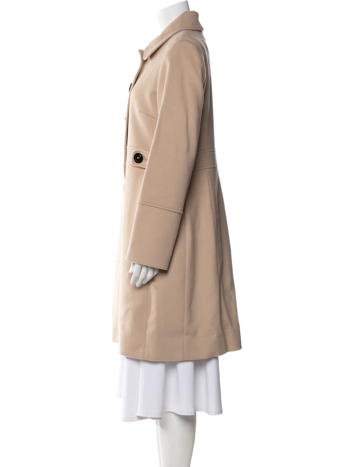 Cinzia Rocca Virgin Wool Trench Coat