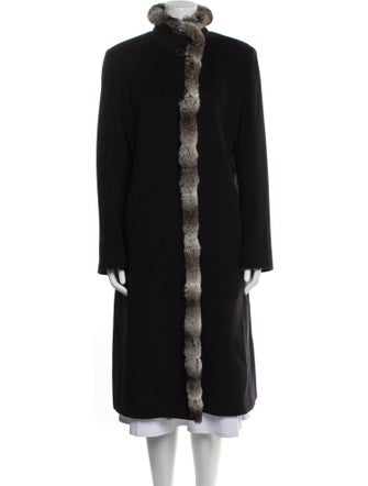 Cinzia Rocca Wool Faux Fur Coat