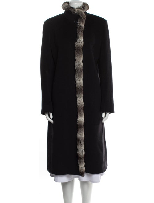 Cinzia Rocca Wool Faux Fur Coat