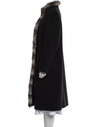 Cinzia Rocca Wool Faux Fur Coat