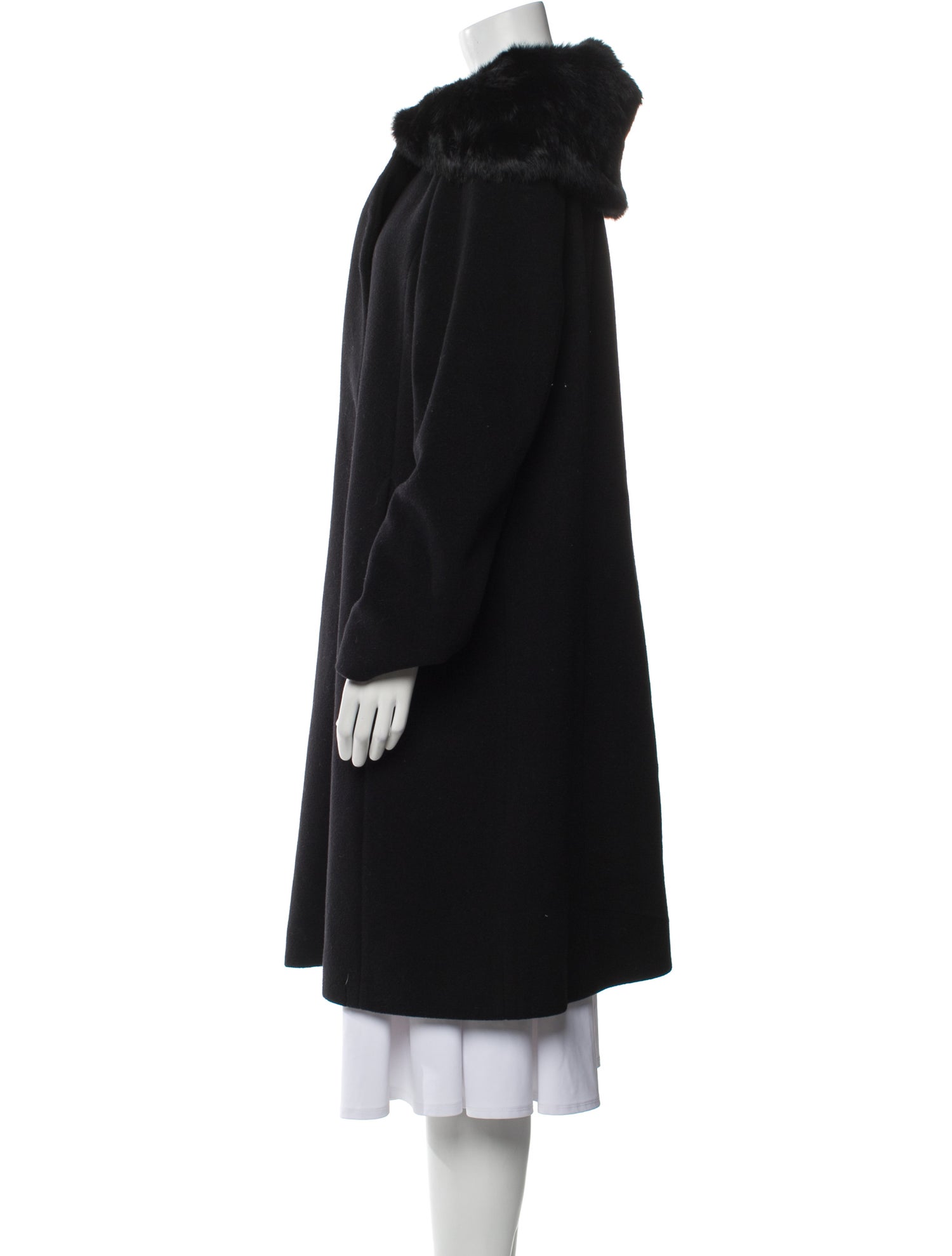 Cinzia Rocca Virgin Wool Fur Coat