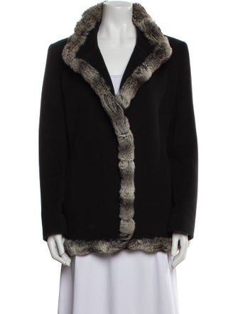 Cinzia Rocca Wool Faux Fur Jacket