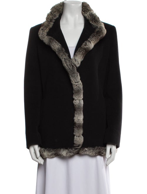 Cinzia Rocca Wool Faux Fur Jacket