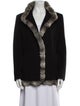 Cinzia Rocca Wool Faux Fur Jacket