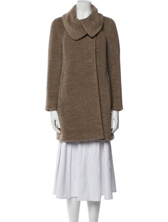 Cinzia Rocca Wool Faux Fur Coat
