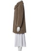 Cinzia Rocca Wool Faux Fur Coat