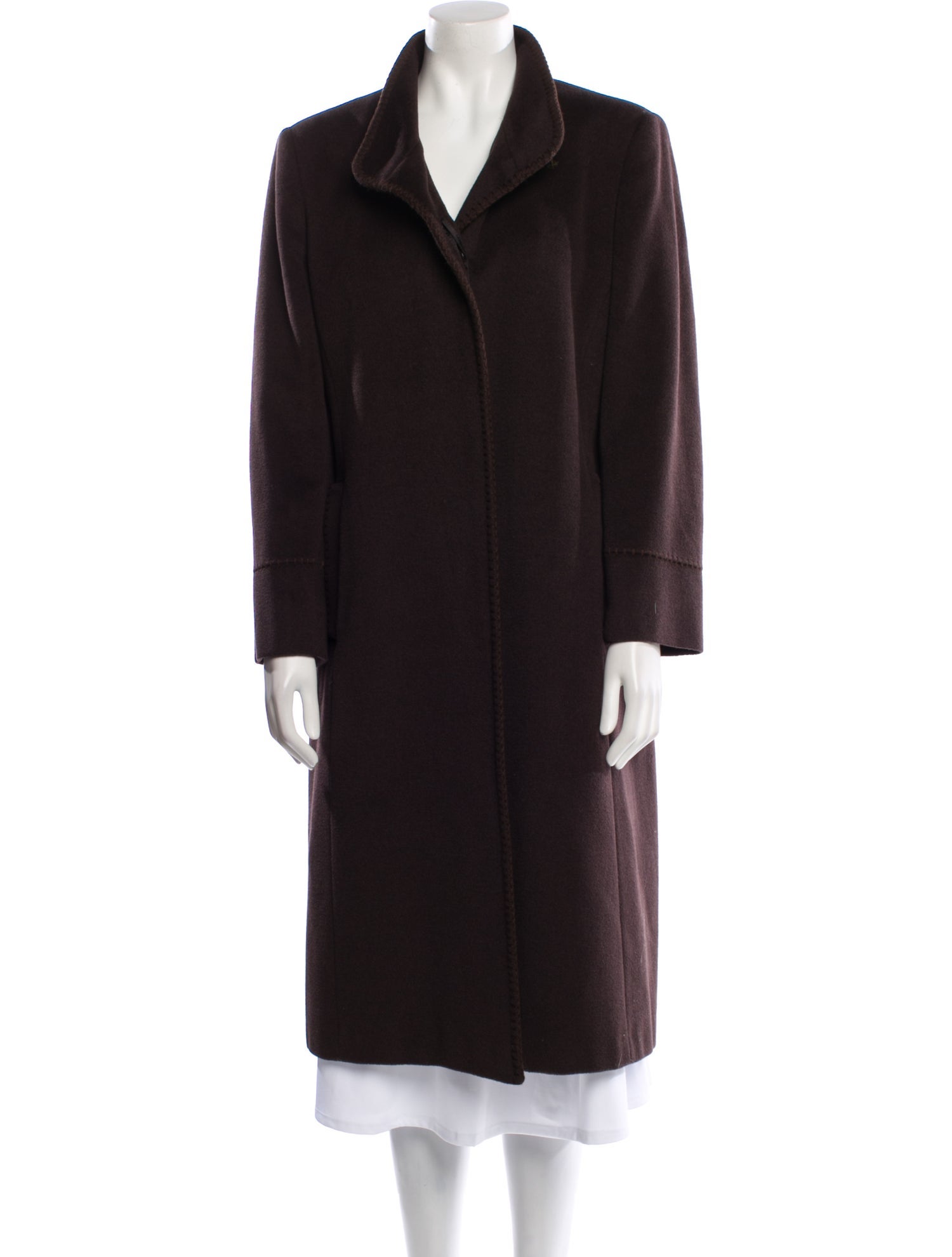 Cinzia Rocca Wool Faux Fur Coat