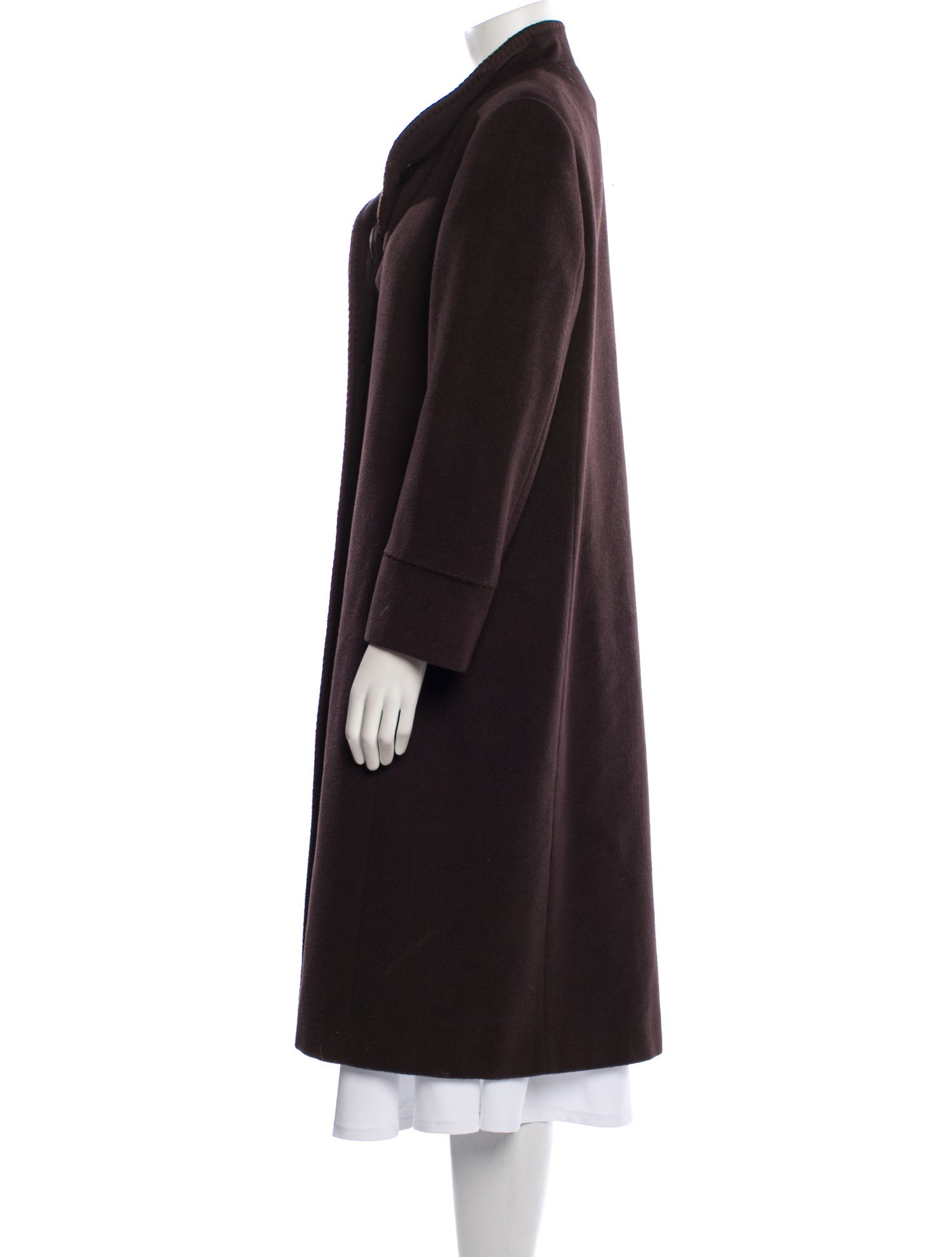 Cinzia Rocca Wool Faux Fur Coat