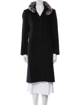 Cinzia Rocca Wool Faux Fur Coat