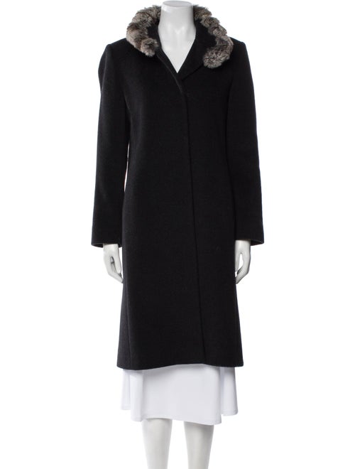 Cinzia Rocca Wool Faux Fur Coat