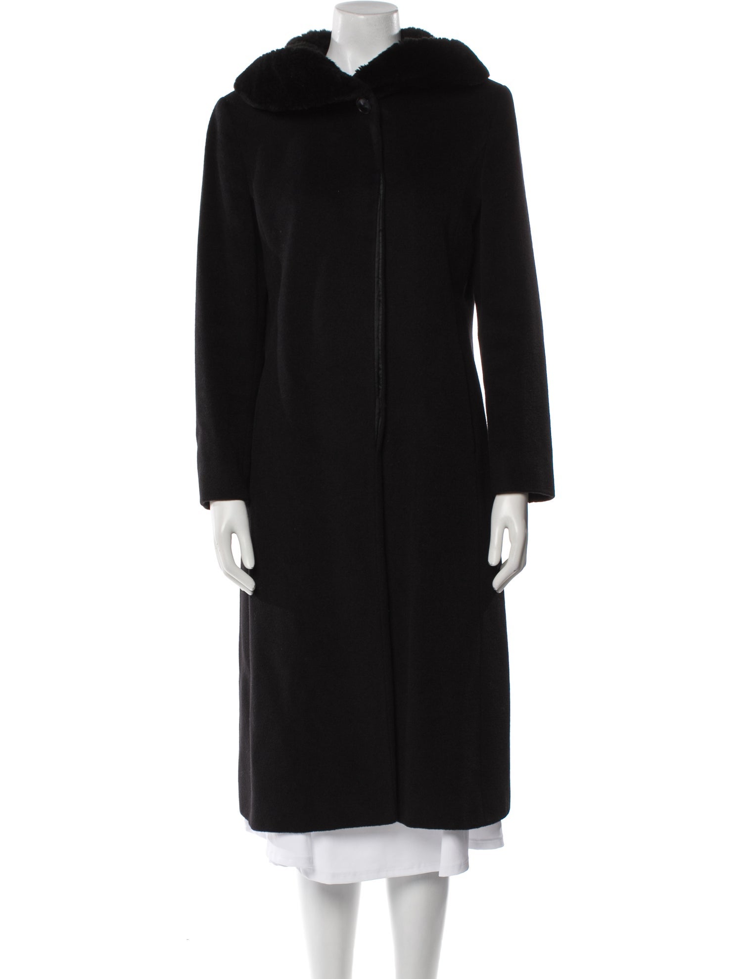 Cinzia Rocca Wool Fur Coat