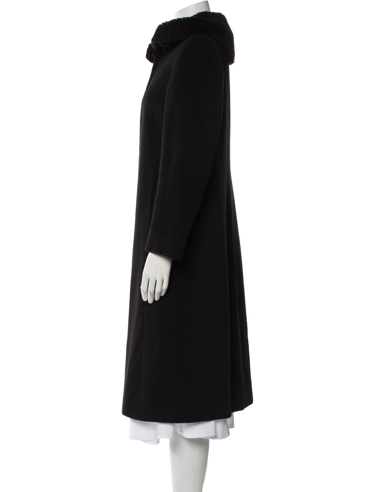 Cinzia Rocca Wool Fur Coat