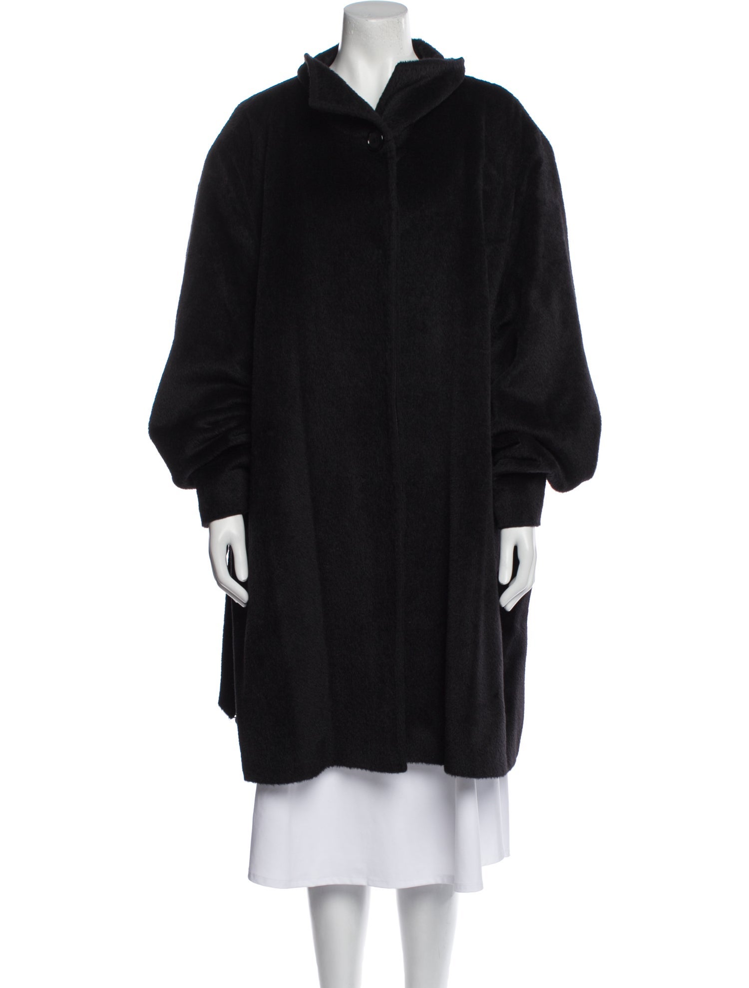 Cinzia Rocca Wool Faux Fur Coat