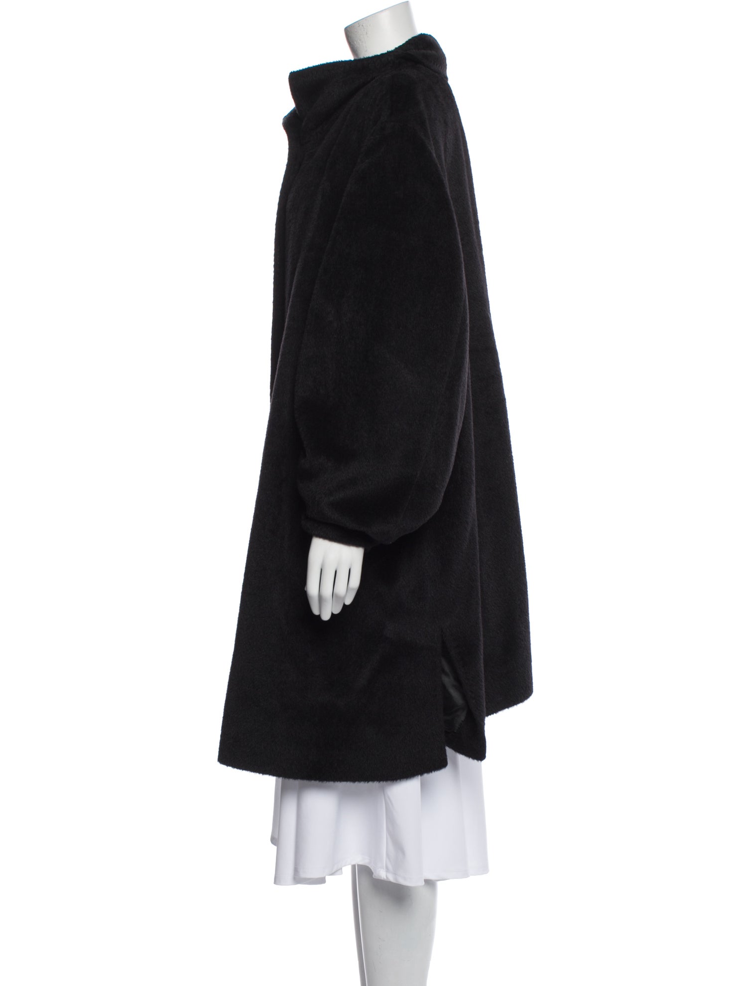 Cinzia Rocca Wool Faux Fur Coat