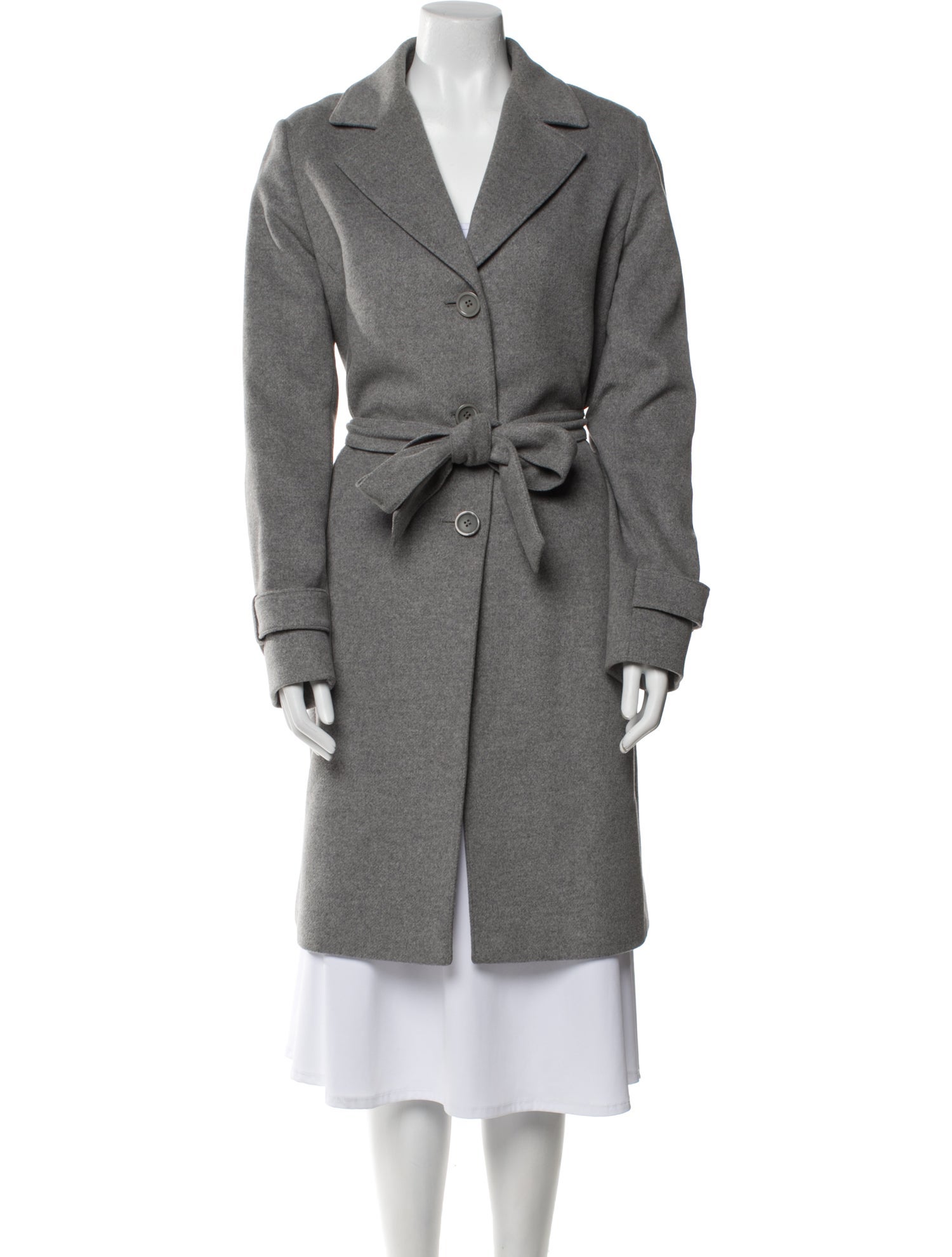Cinzia Rocca Merino Wool Trench Coat