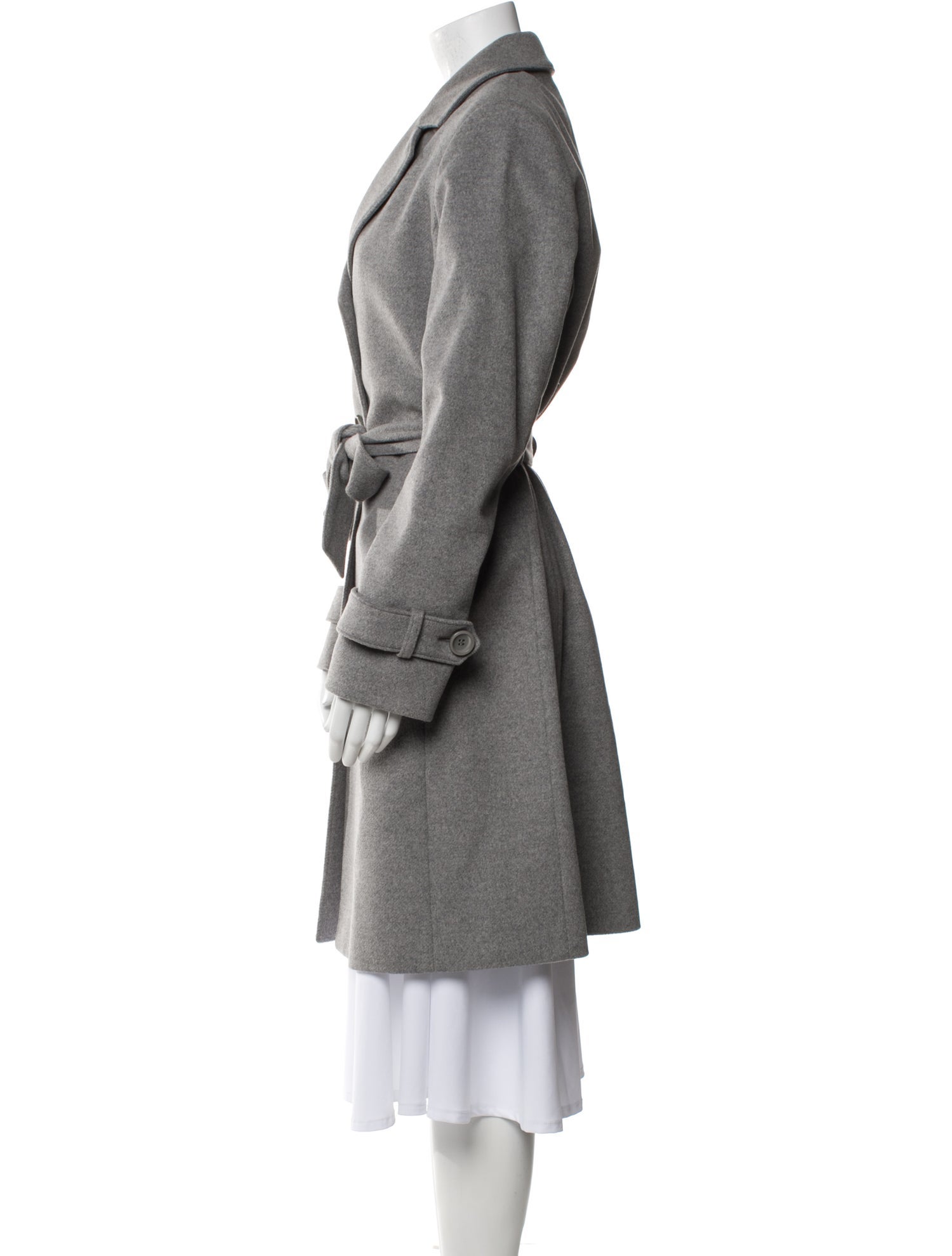 Cinzia Rocca Merino Wool Trench Coat