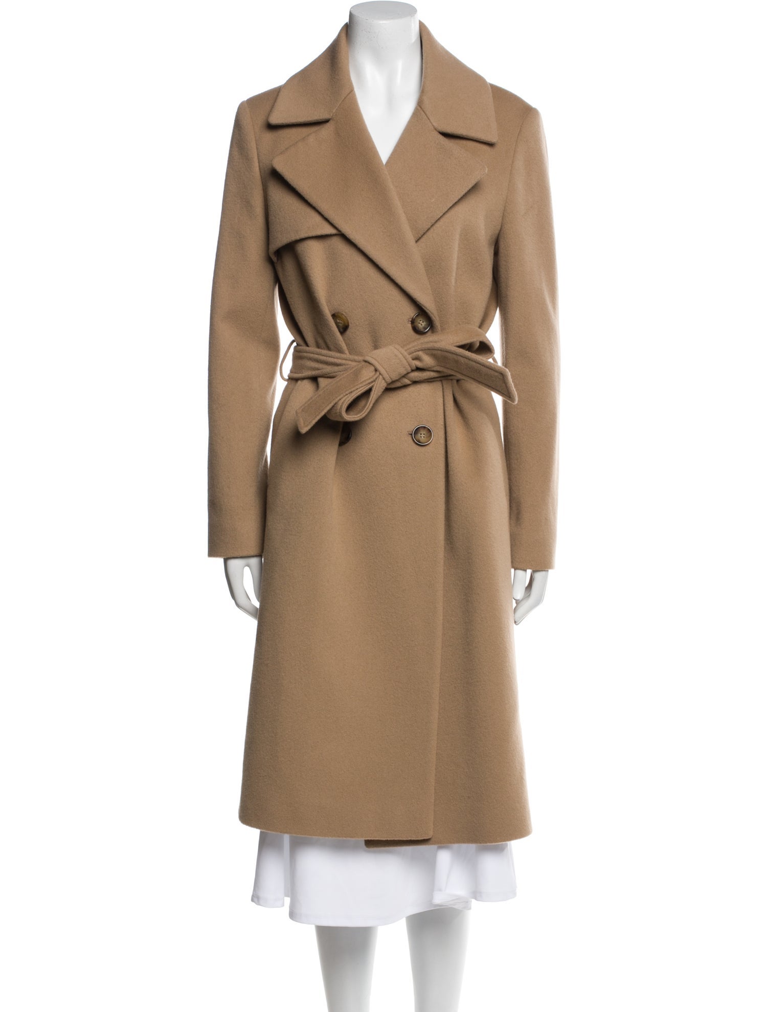 Cinzia Rocca Virgin Wool Trench Coat