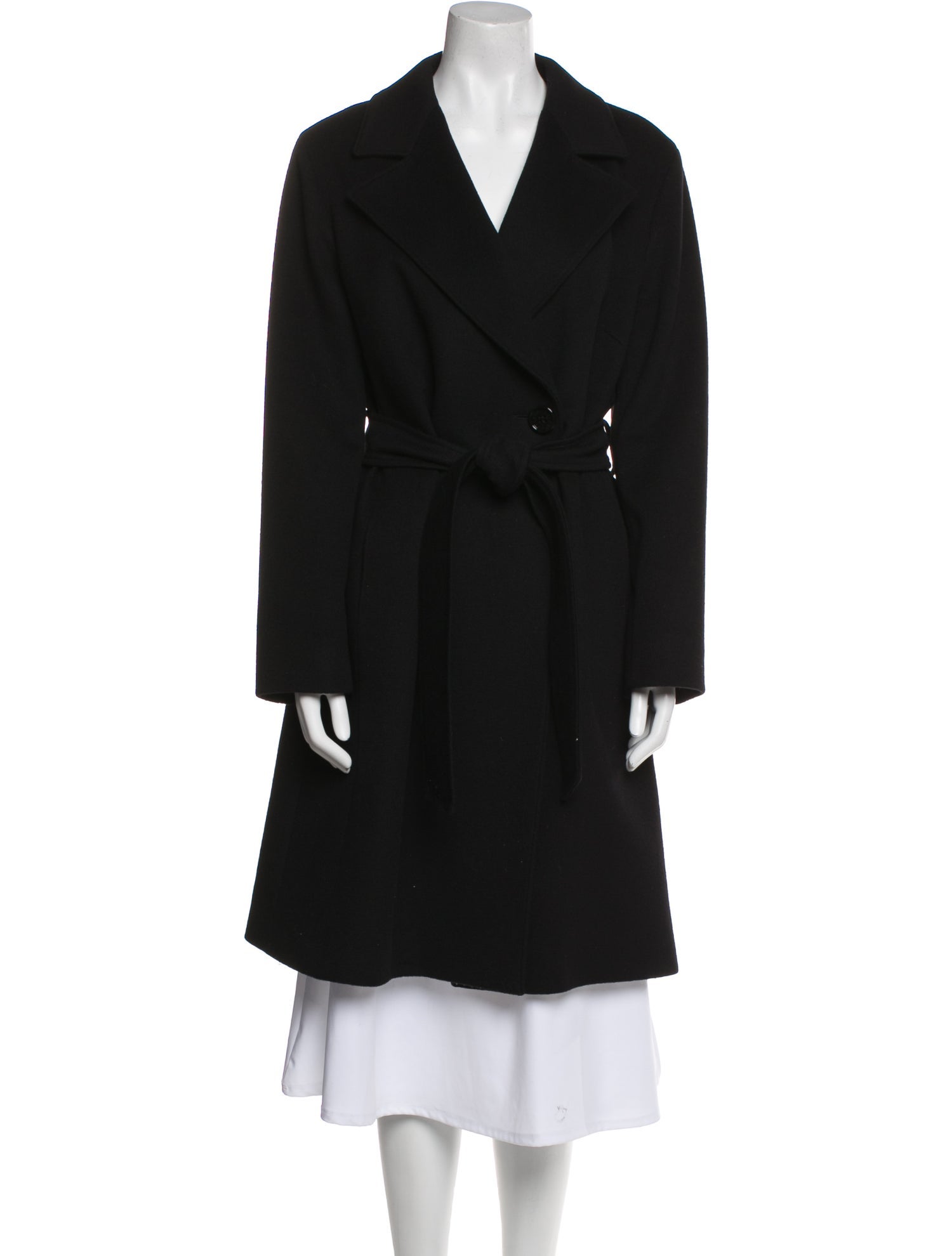 Cinzia Rocca Virgin Wool Trench Coat